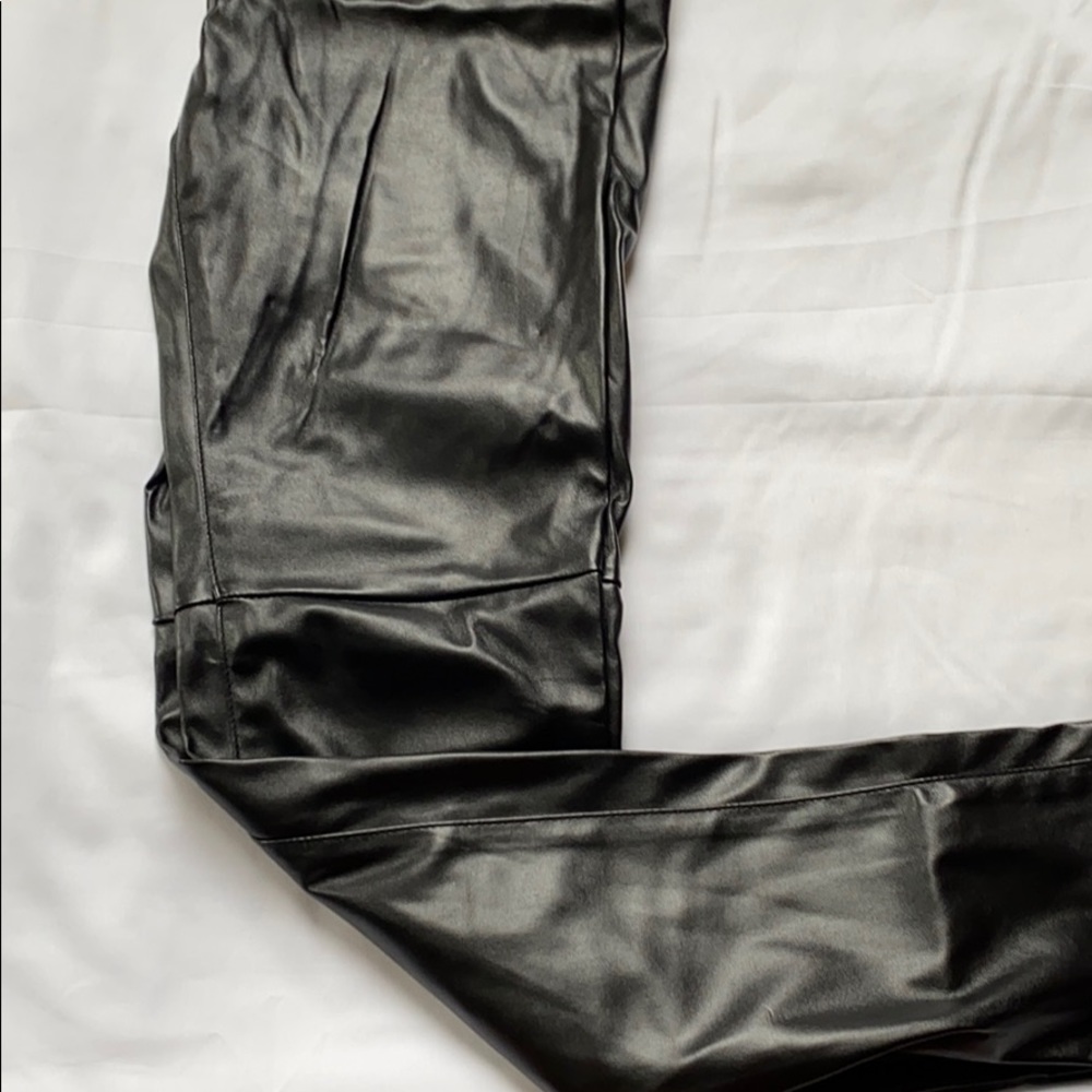 MICHAEL KORS faux leather black leggings - Picture 5 of 5